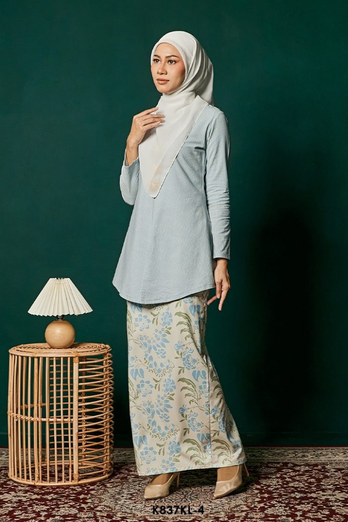 Kebaya Latifah in Soft Blue (K837KL-4)