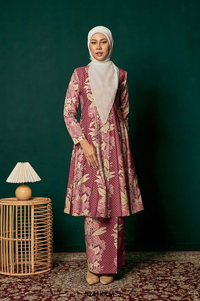 Kebarung Kalthom in Muted Red (3941KKM-3)