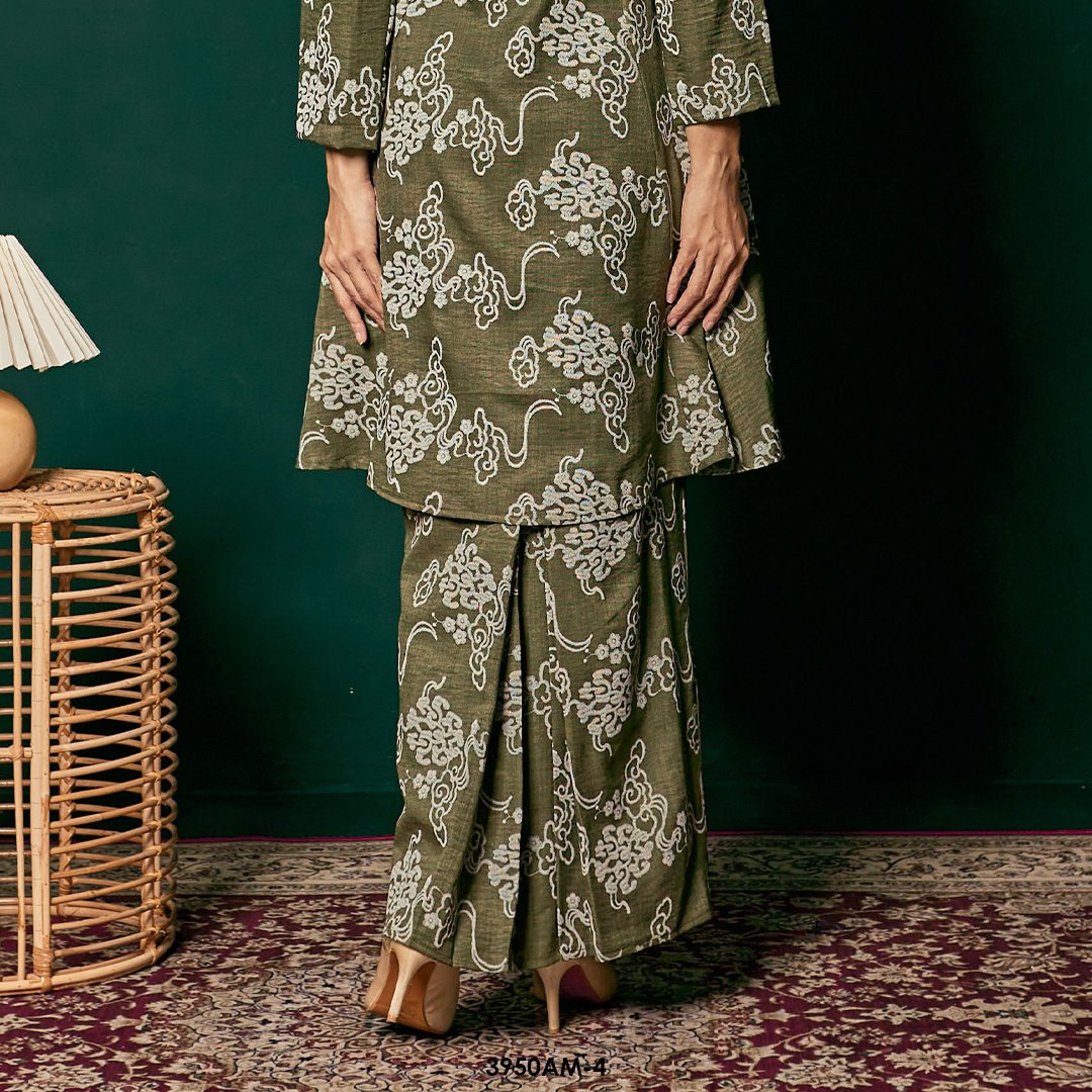 Ameera Kurung in Seaweed (3950AM-4) - Image 3