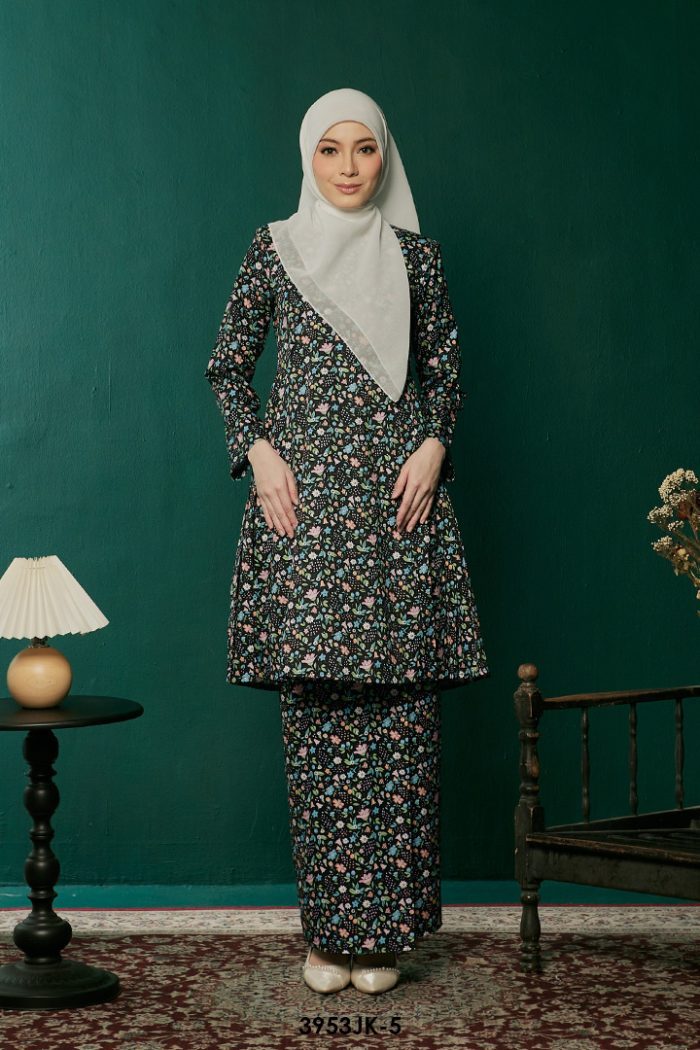 Juliana Kurung in Black (3953JK-5)