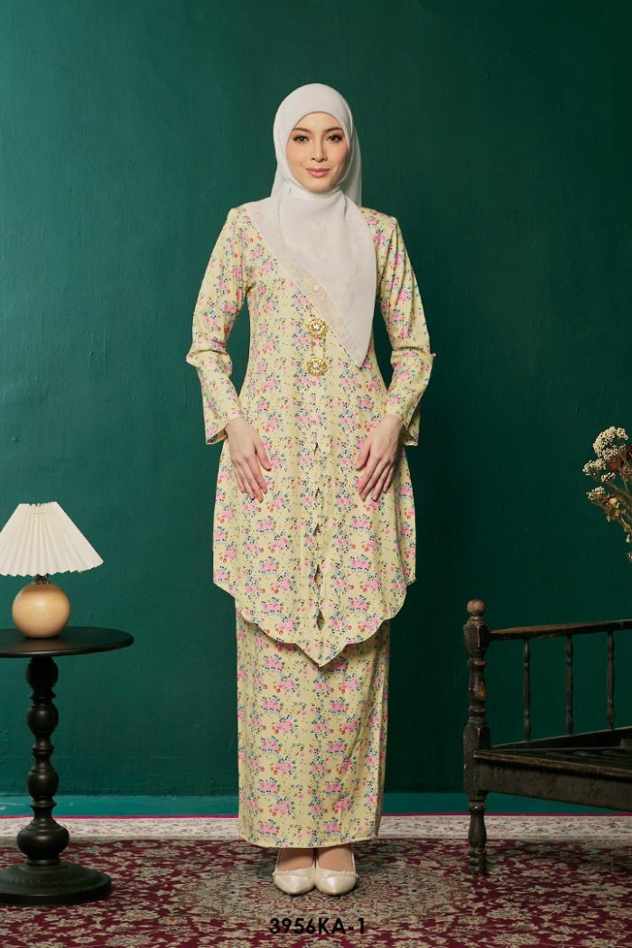 Kebaya Anggun 2.0 in Yellow (3956KA-1)