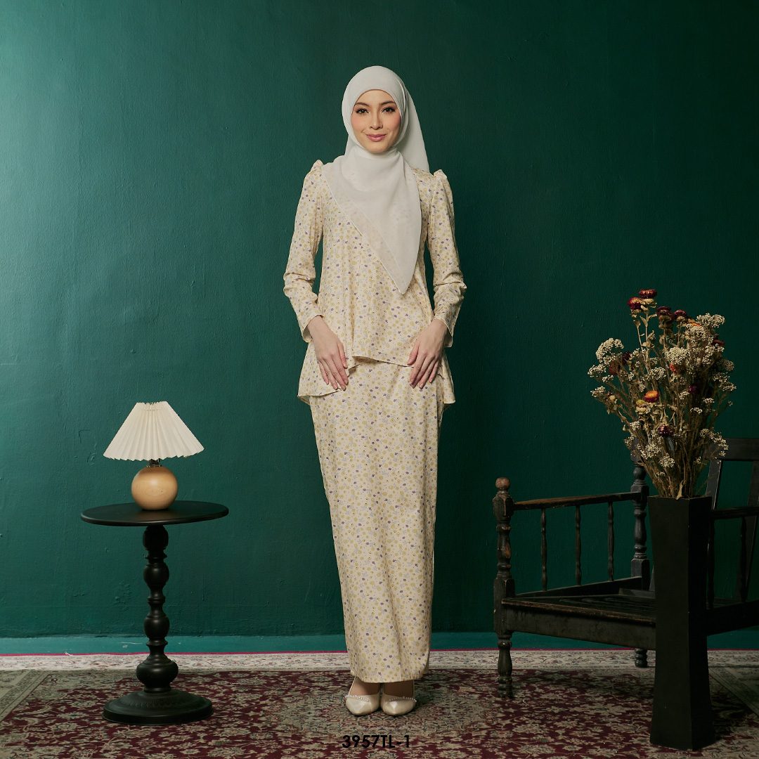 Taleeya Kurung in Yellow (3957TL-1)