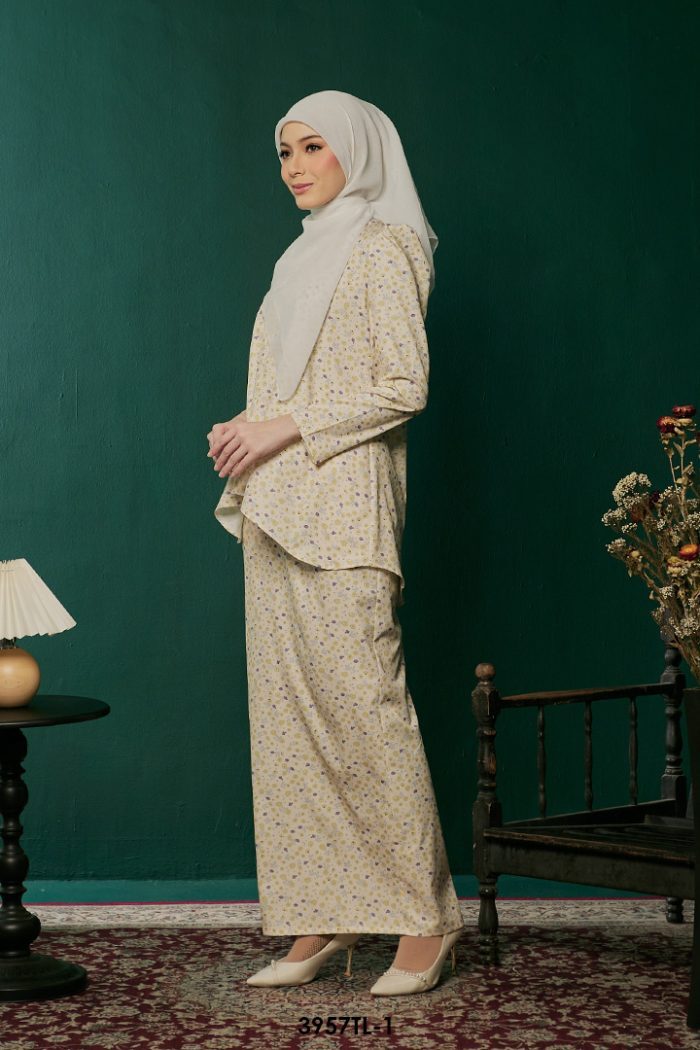 Taleeya Kurung in Yellow (3957TL-1)