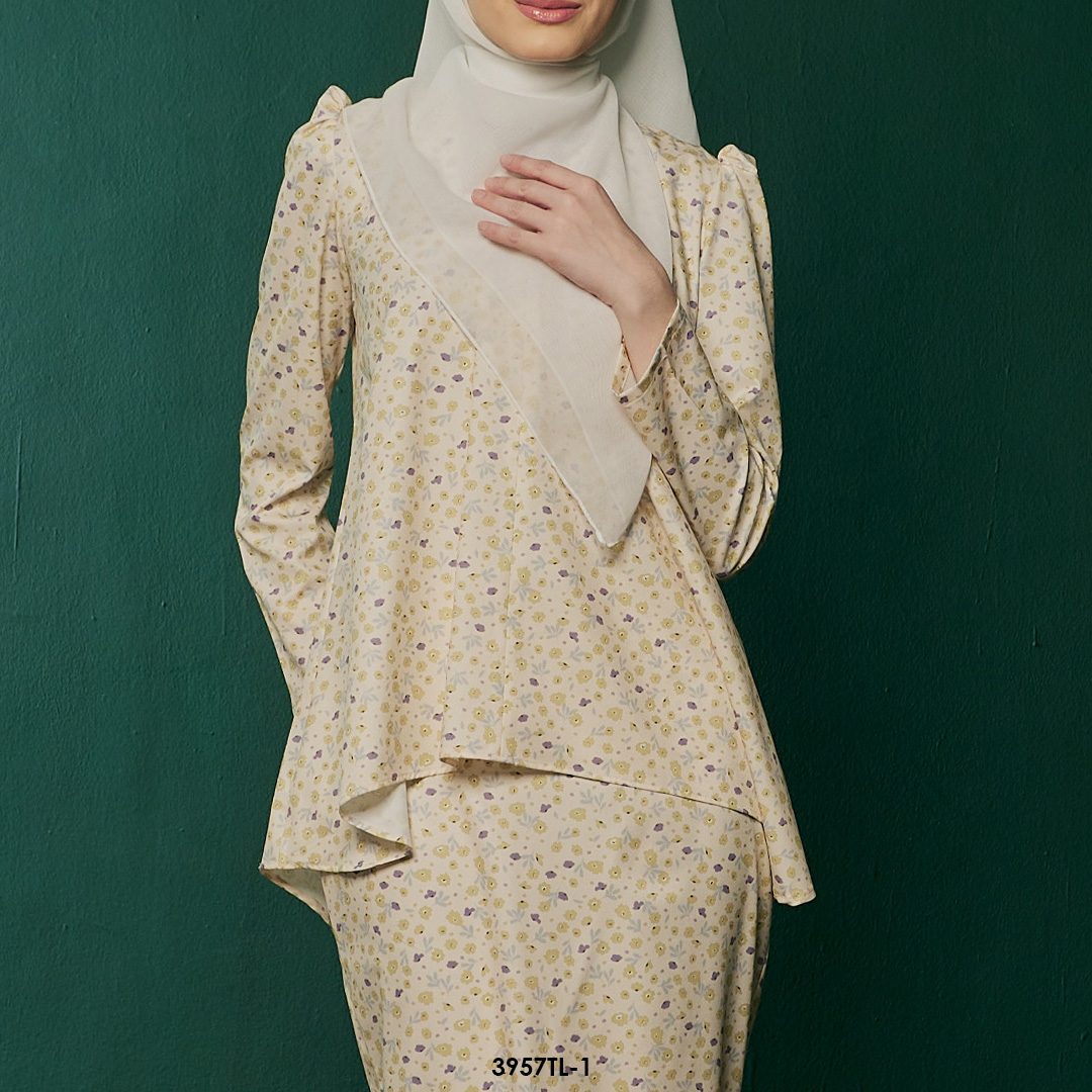 Taleeya Kurung in Yellow (3957TL-1) - Image 4