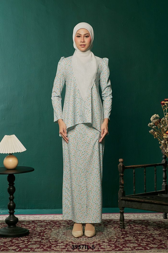 Taleeya Kurung in Baby Blue (3957TL-5)