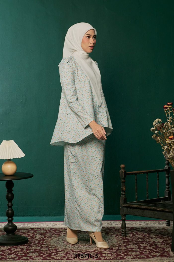 Taleeya Kurung in Baby Blue (3957TL-5)