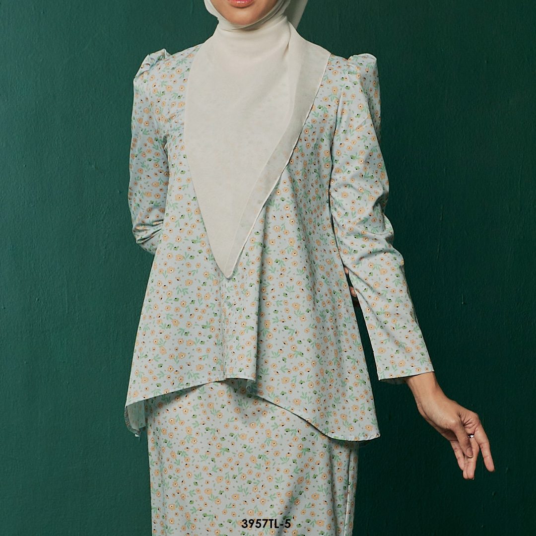 Taleeya Kurung in Baby Blue (3957TL-5) - Image 4