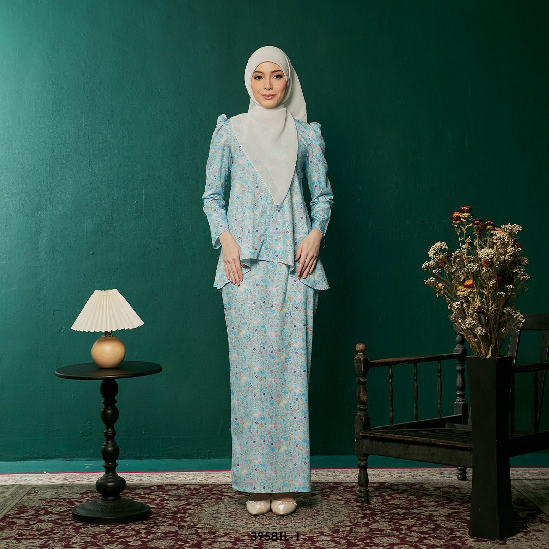 Taleeya Kurung in Blue (3958TL-1)