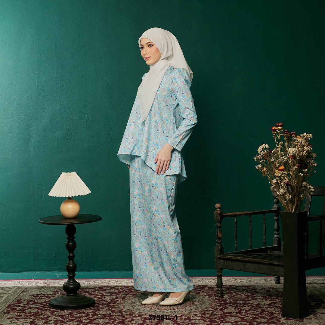 Taleeya Kurung in Blue (3958TL-1) - Image 2