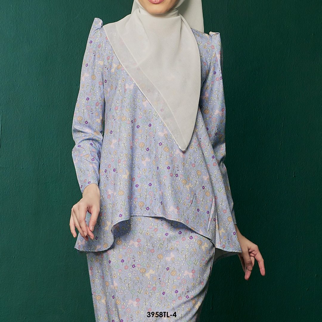 Taleeya Kurung in Purple (3958TL-4) - Image 4