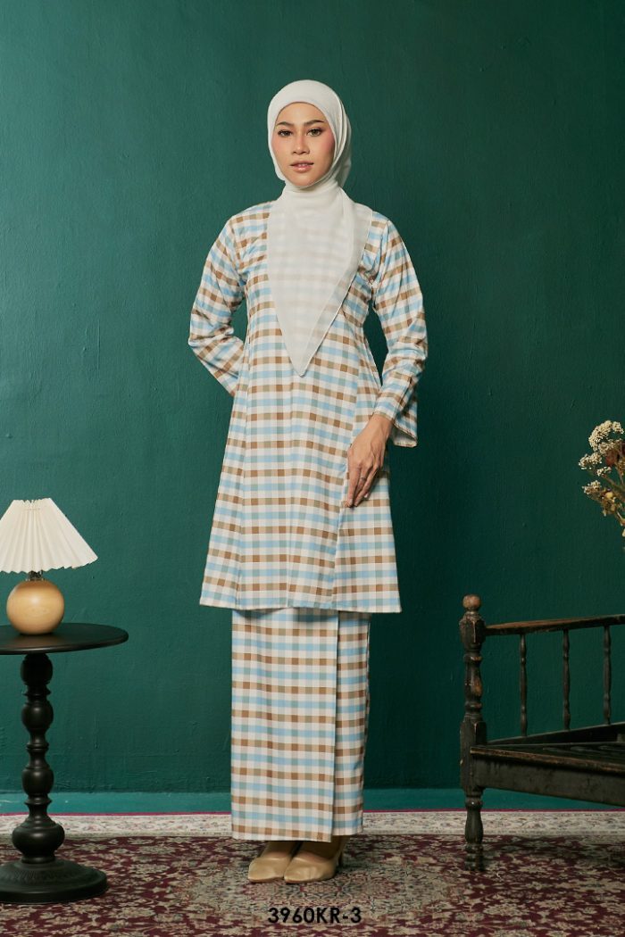 Riau Kurung in Blue (3960KR-3)