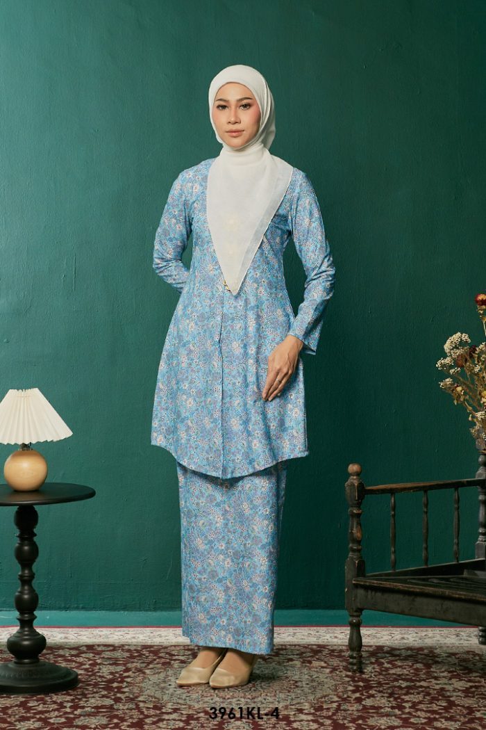Kebaya Latifah 2.0 in Blue (3961KL-4)