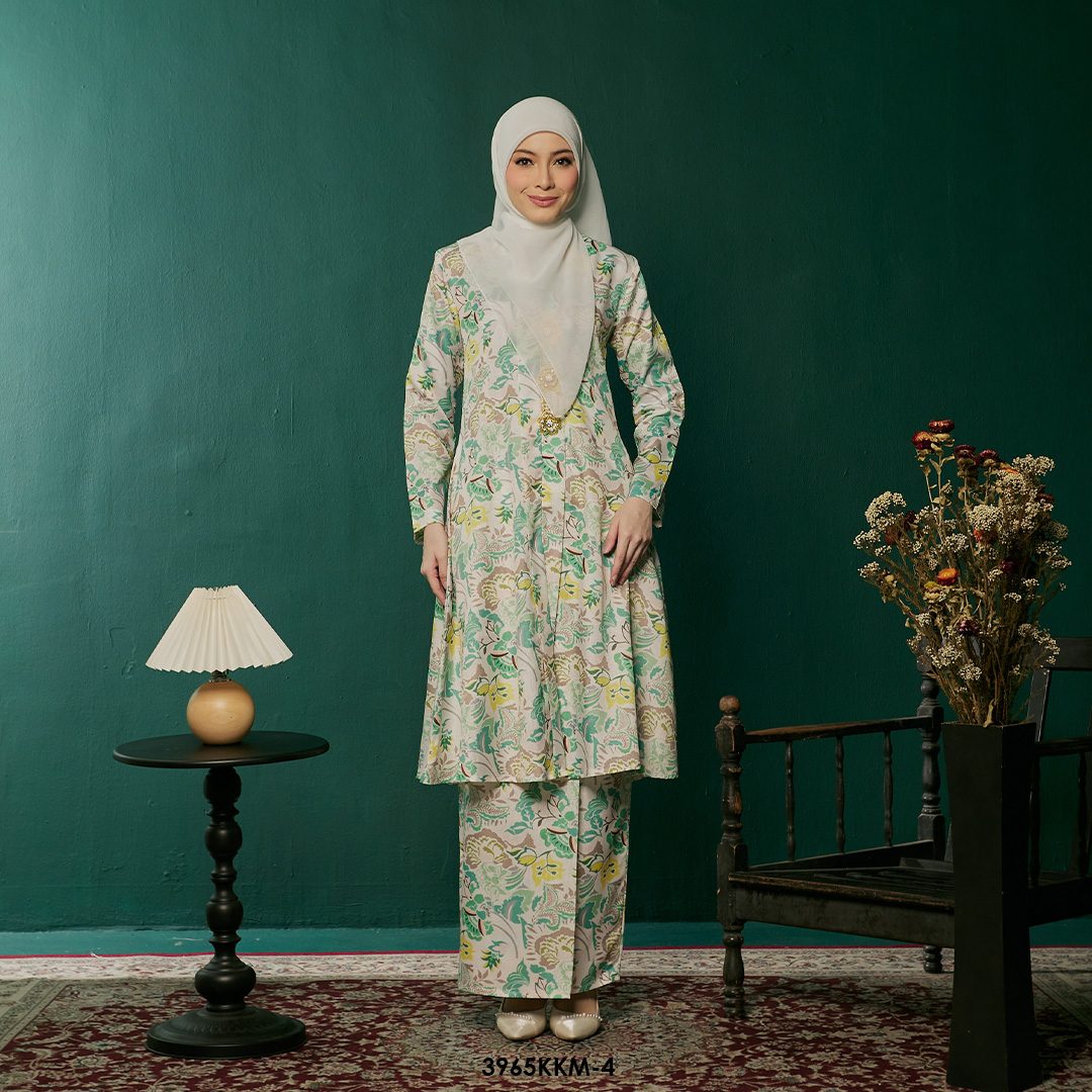 Kebarung Kalthom in Aqua Green (3965KKM-4)