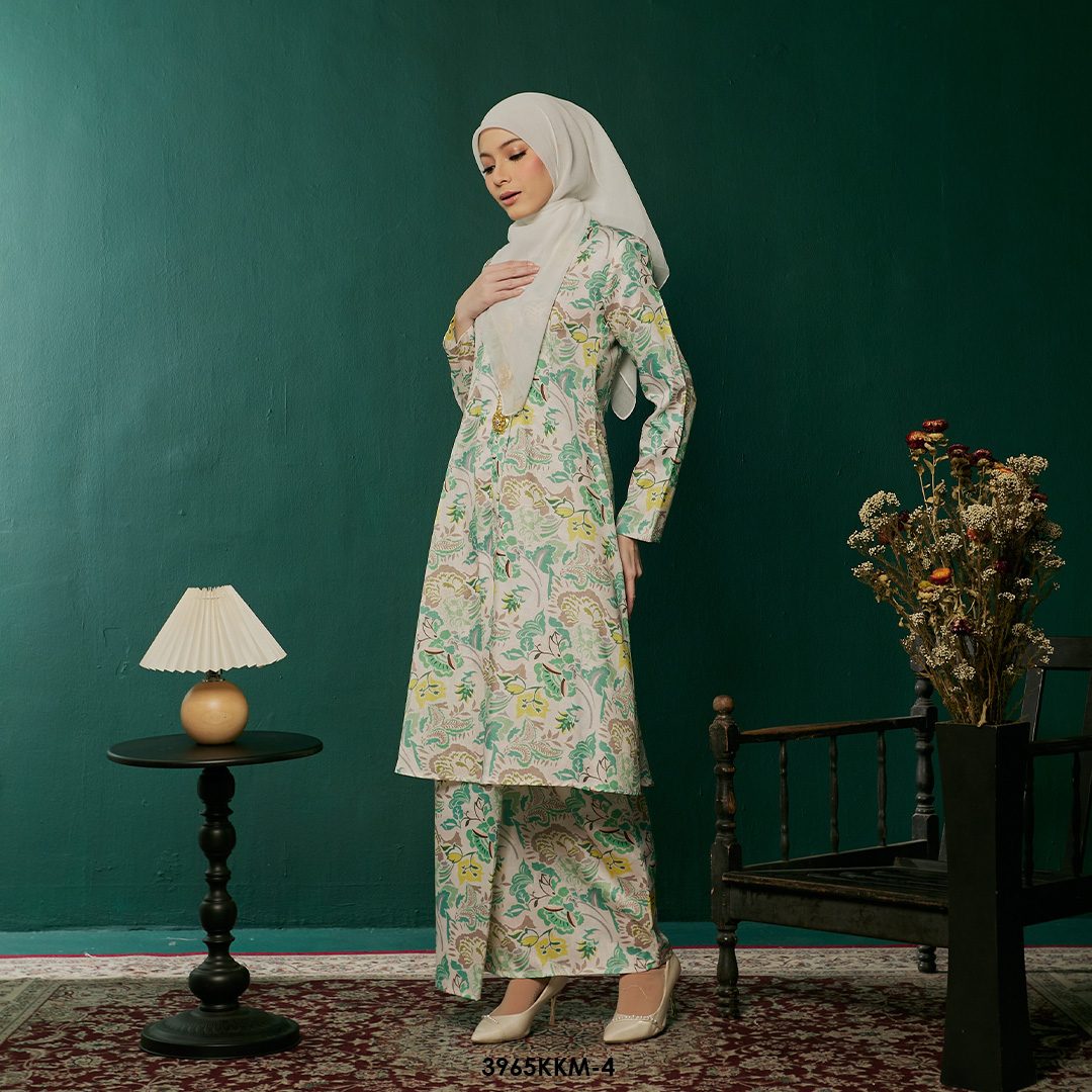 Kebarung Kalthom in Aqua Green (3965KKM-4) - Image 2