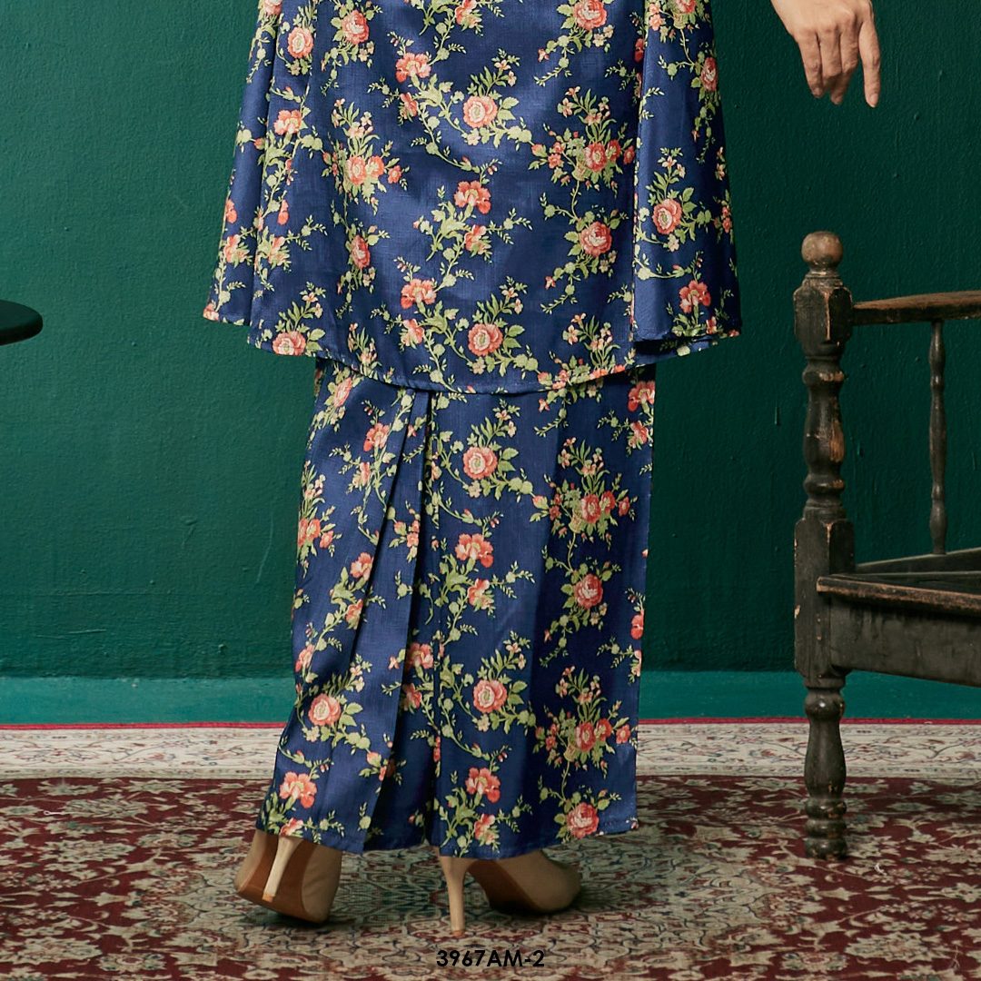 Ameera Kurung in Navy Blue (3967AM-2) - Image 3