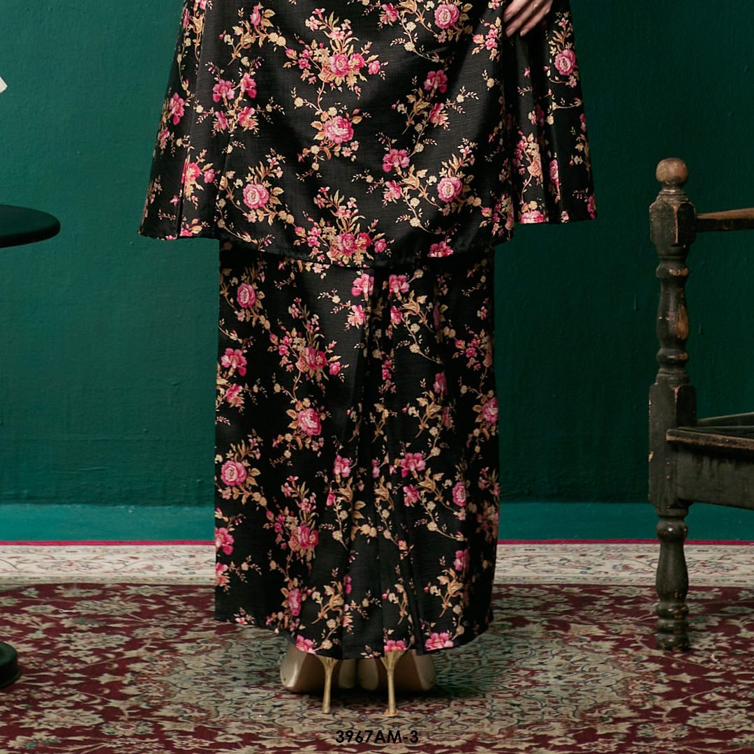 Ameera Kurung in Black (3967AM-3) - Image 3