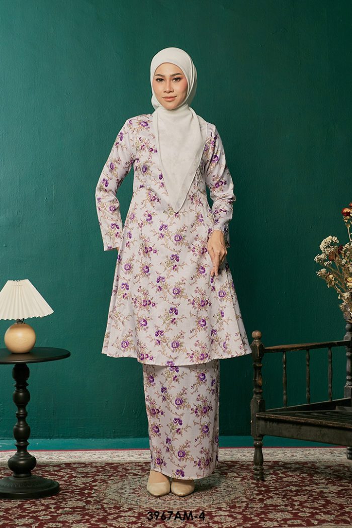 Ameera Kurung in Purple (3967AM-4)