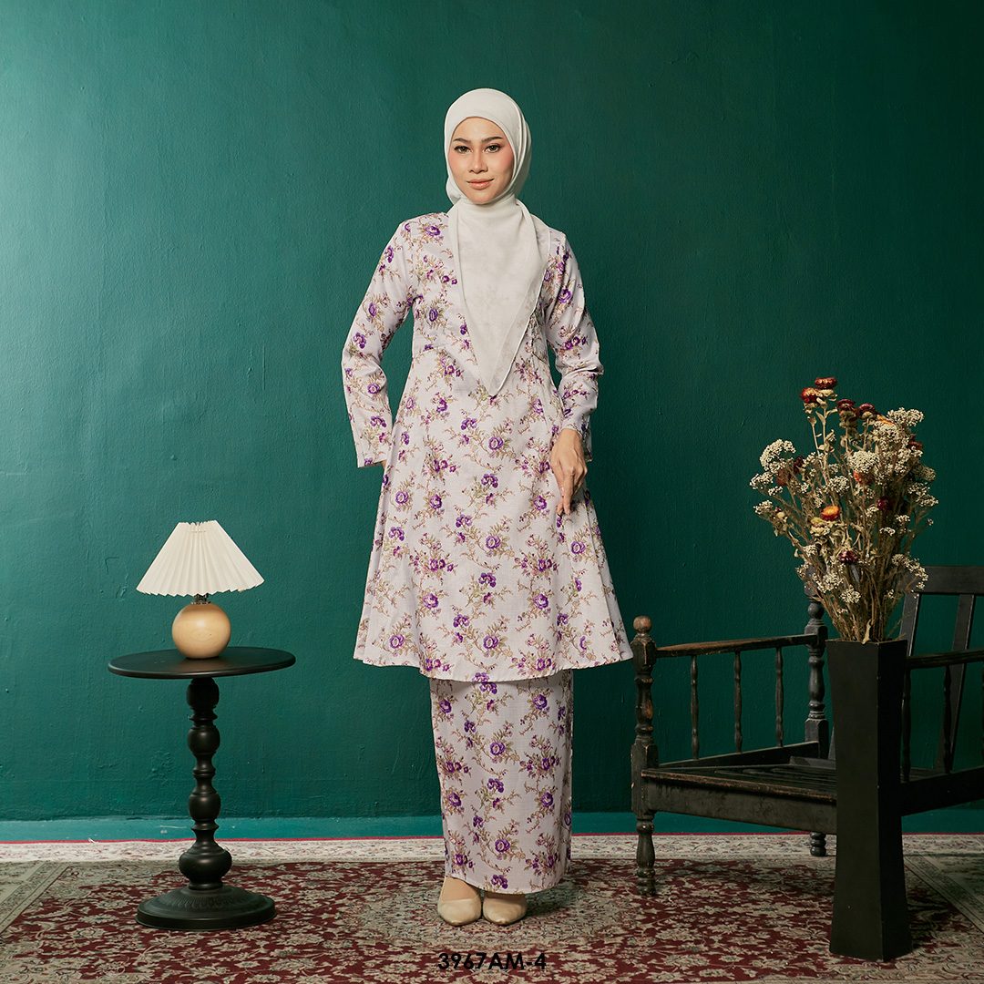 Ameera Kurung in Purple (3967AM-4)