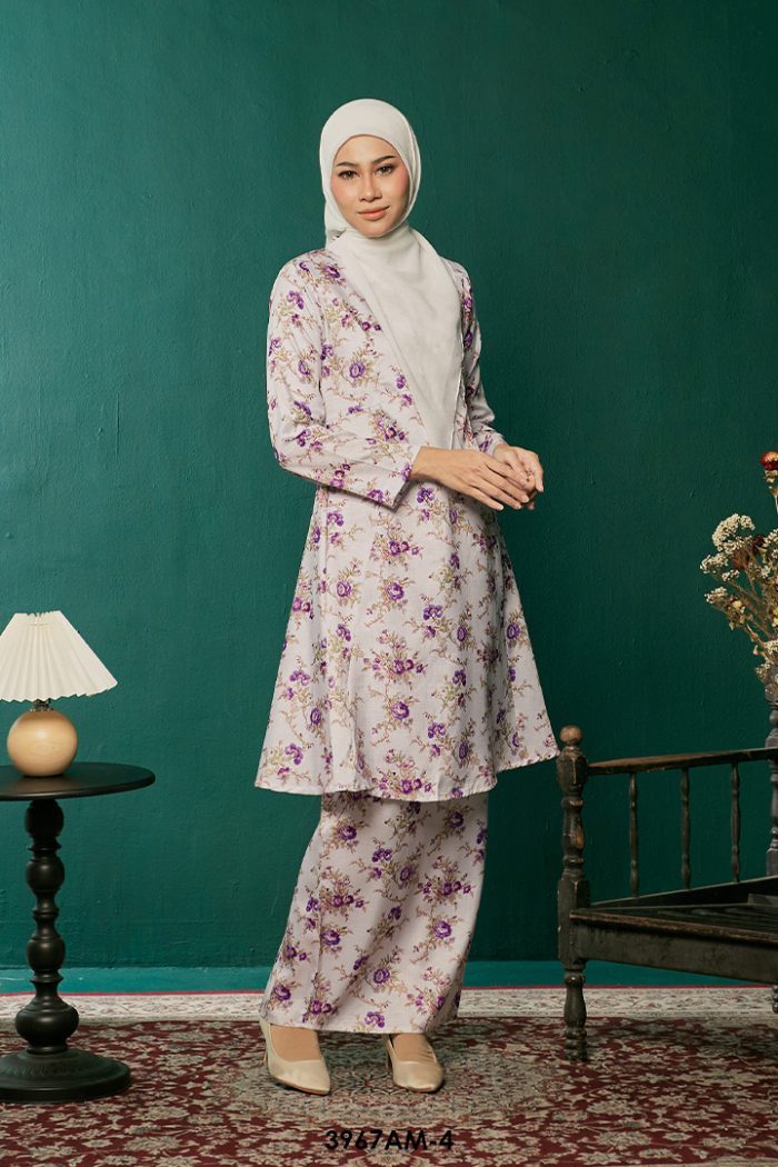 Ameera Kurung in Purple (3967AM-4)