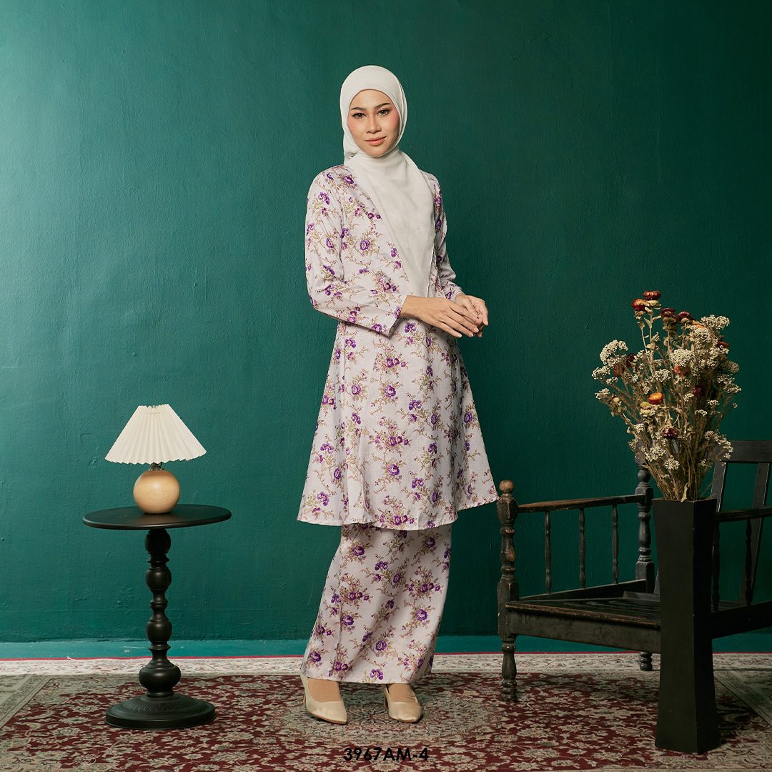 Ameera Kurung in Purple (3967AM-4) - Image 2