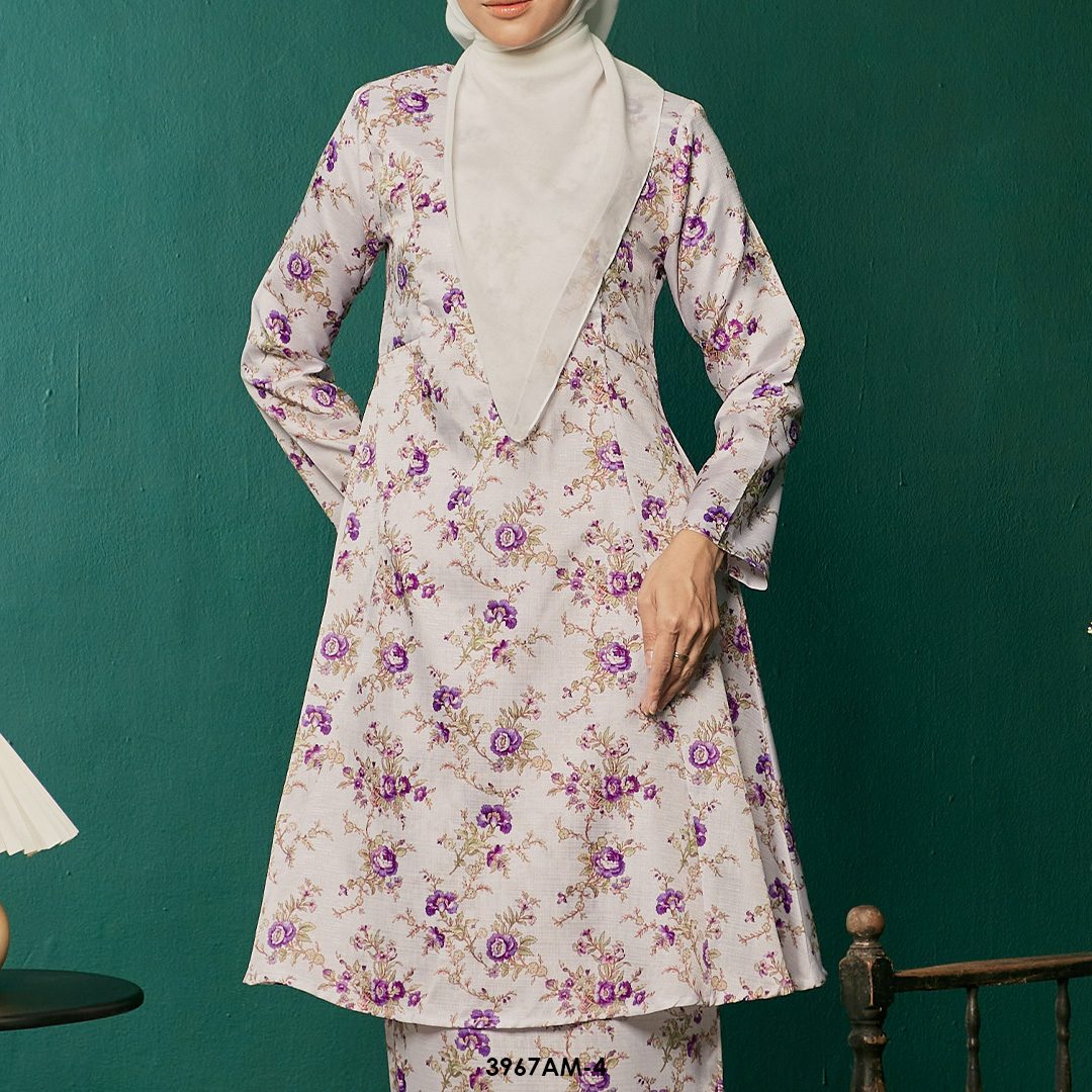 Ameera Kurung in Purple (3967AM-4) - Image 4