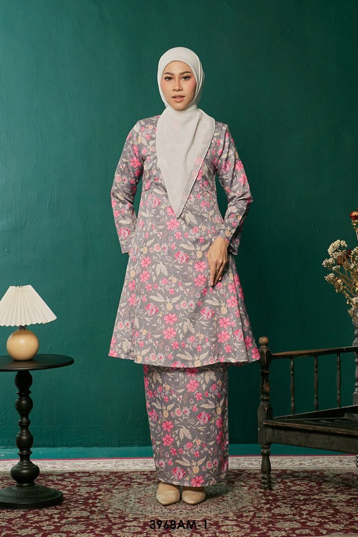 Ameera Kurung in Bright Pink (3968AM-1)