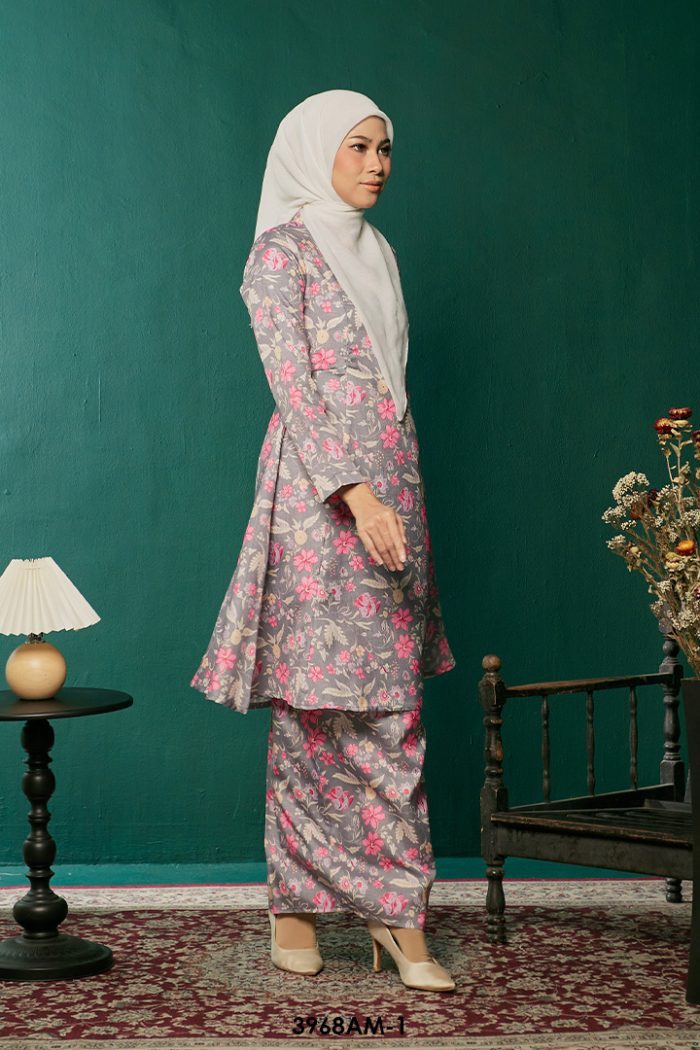 Ameera Kurung in Bright Pink (3968AM-1)