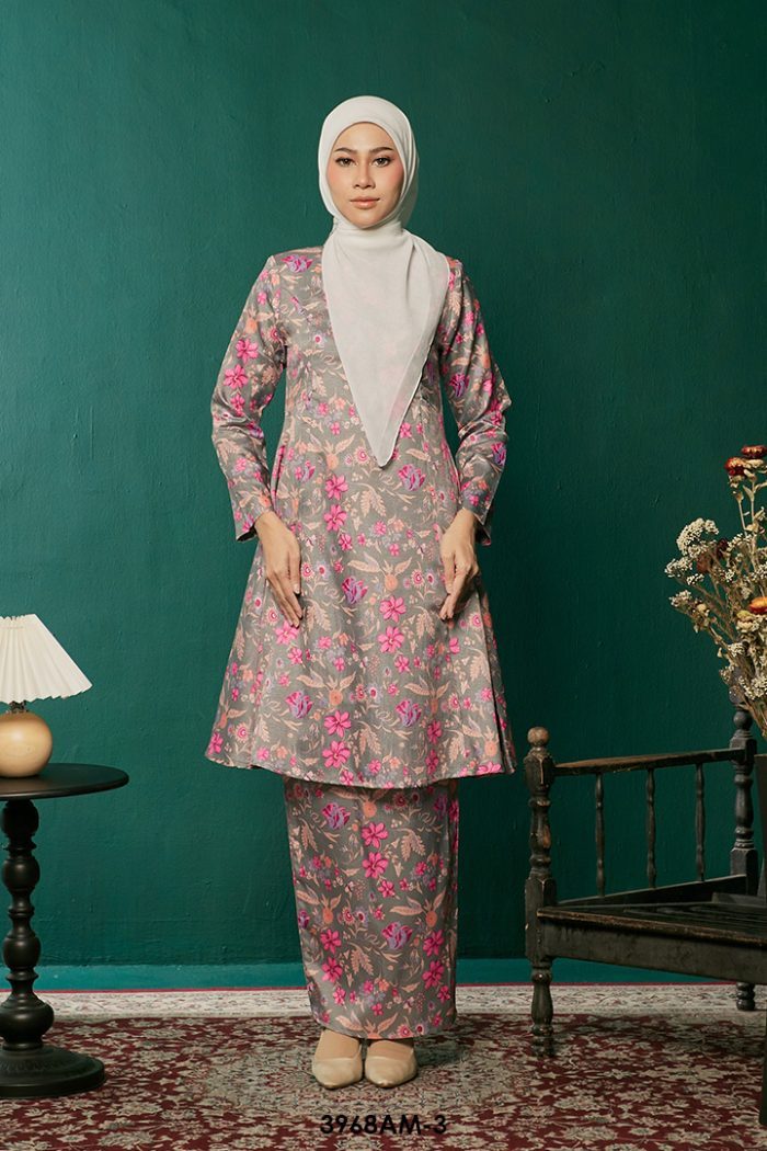 Ameera Kurung in Barbie Pink (3968AM-3)