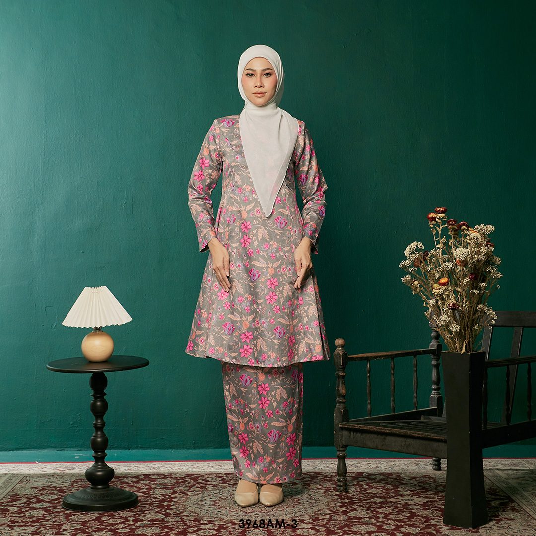 Ameera Kurung in Barbie Pink (3968AM-3)