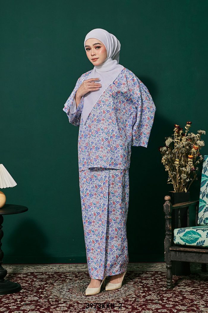 Kurung Kedah 2.0 in Purple Red (3973KKH-2)