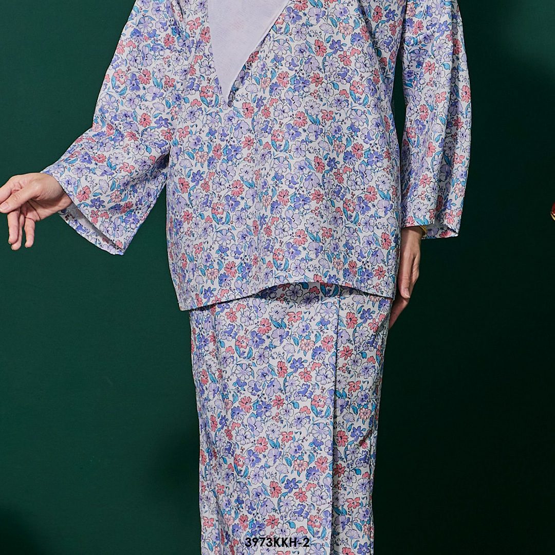 Kurung Kedah 2.0 in Purple Red (3973KKH-2) - Image 3