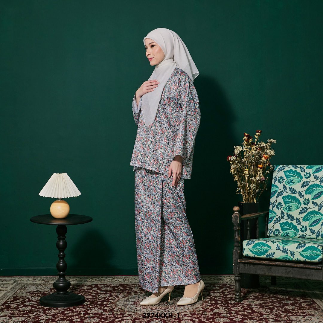 Kurung Kedah 2.0 in Salmon (3974KKH-1) - Image 2