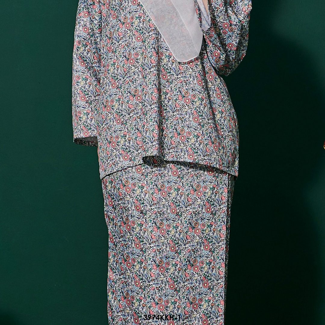 Kurung Kedah 2.0 in Salmon (3974KKH-1) - Image 3