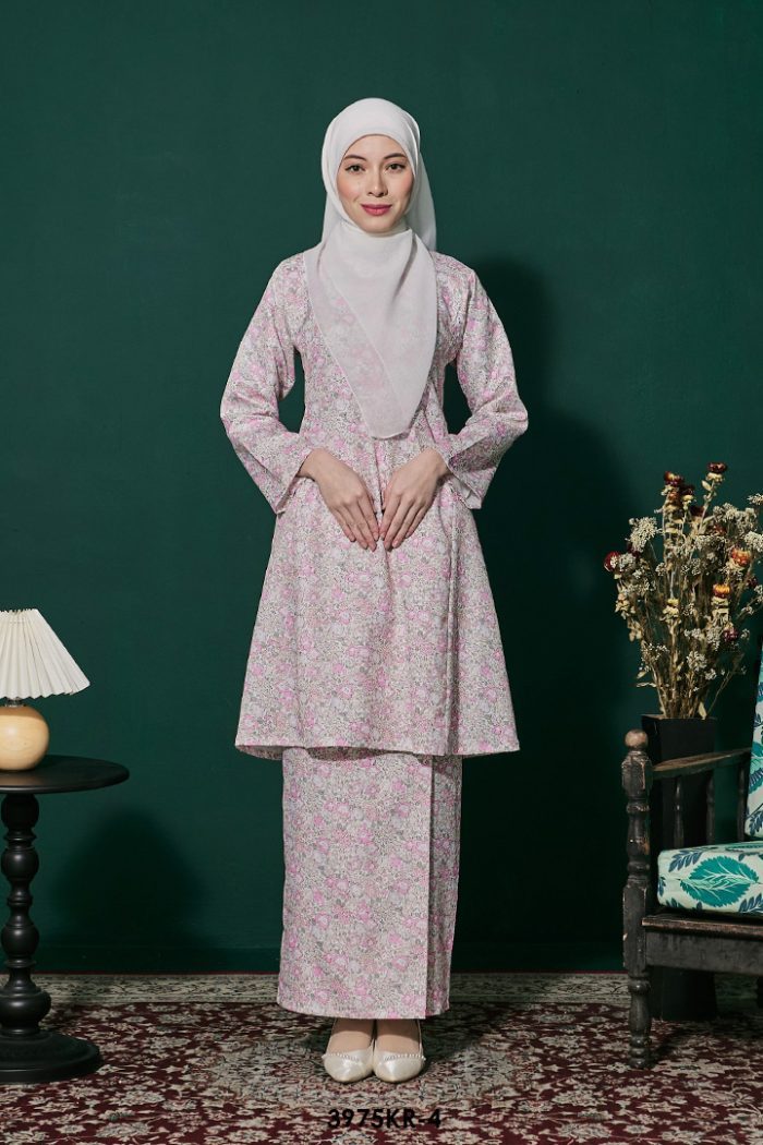 Riau Kurung in Faded Purple (3975KR-4)