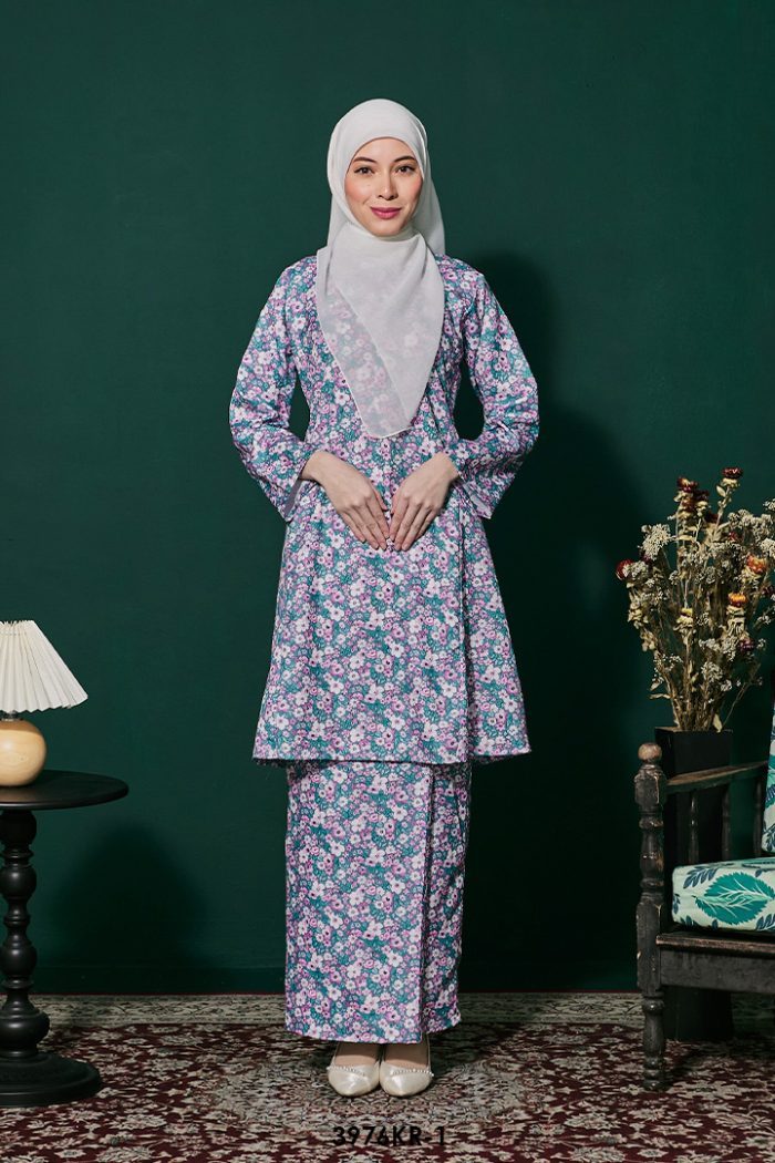 Riau Kurung in Purple (3976KR-1)