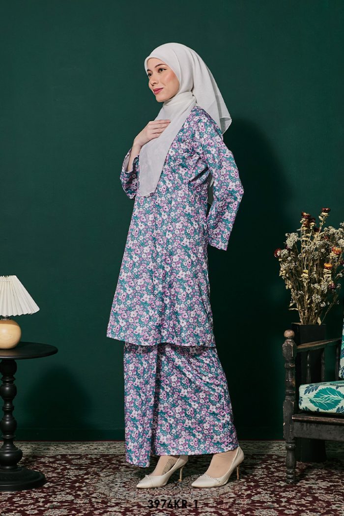Riau Kurung in Purple (3976KR-1)