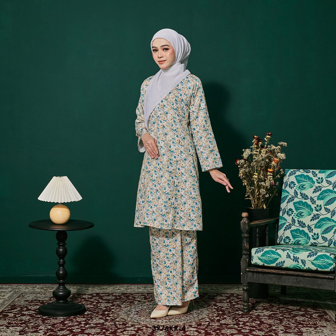 Riau Kurung in Yellow (3976KR-4) - Image 2