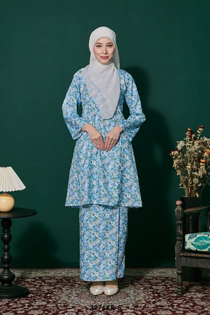 Riau Kurung in Blue (3976KR-5)