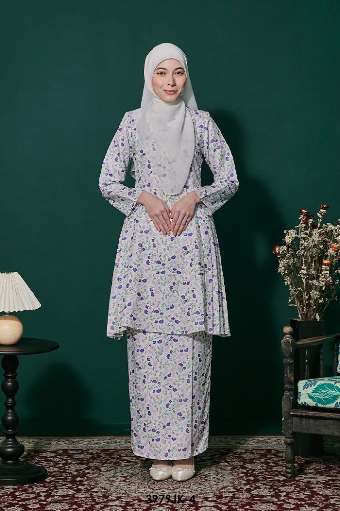 Juliana Kurung in Indigo (3979JK-4)