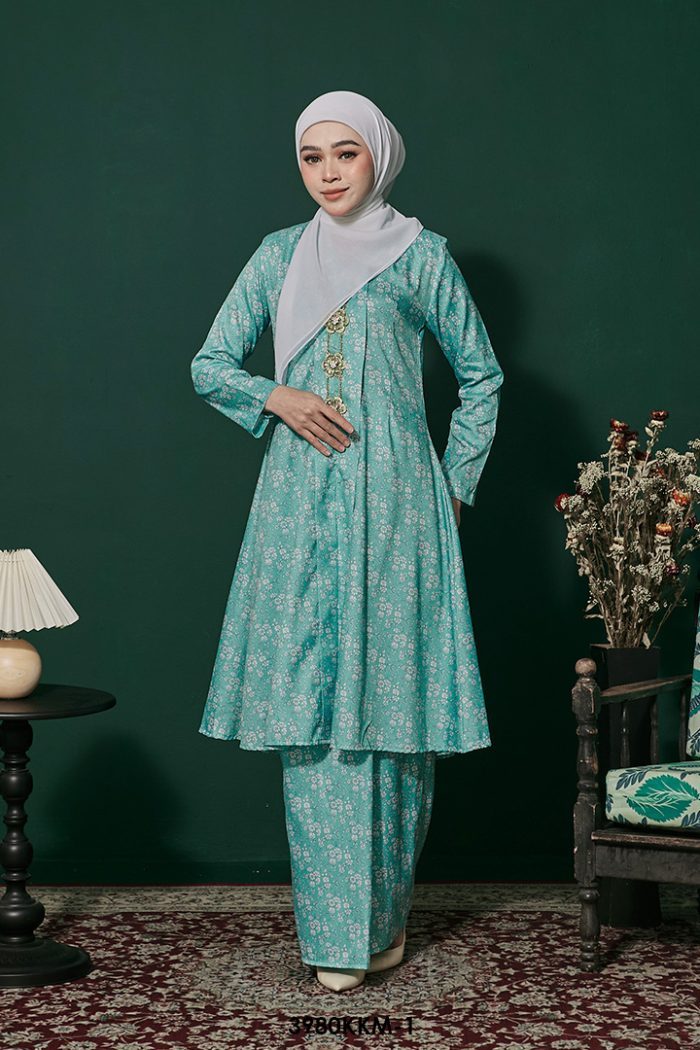 Kebarung Kalthom in Turquoise Green (3980KKM-1)