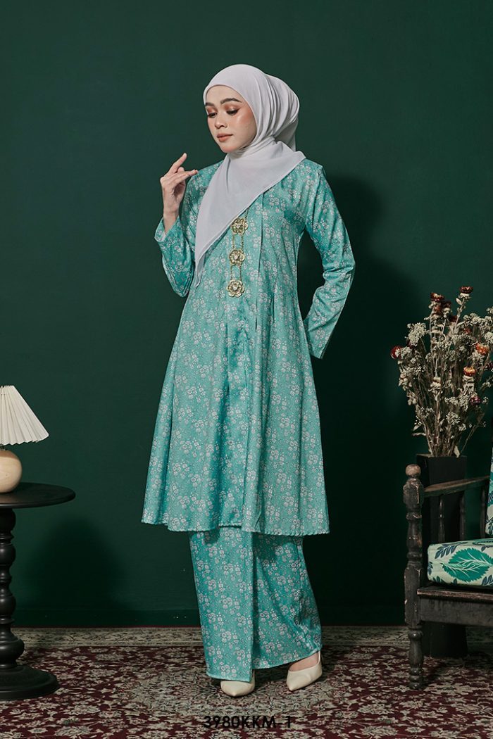 Kebarung Kalthom in Turquoise Green (3980KKM-1)