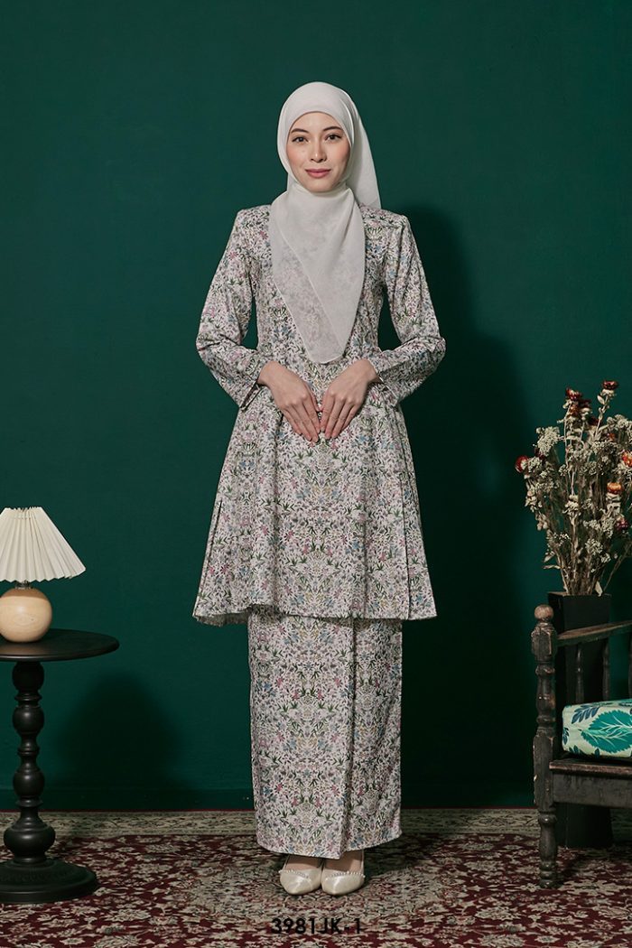 Juliana Kurung in Army Green (3981JK-1)