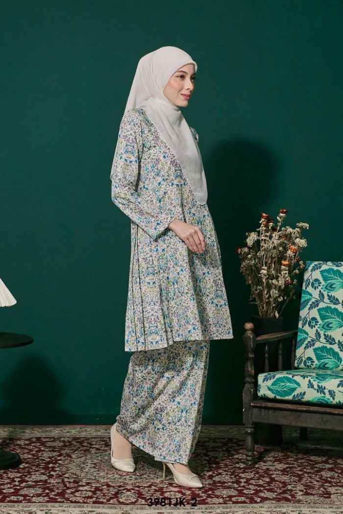 Juliana Kurung in Teal Green (3981JK-2)