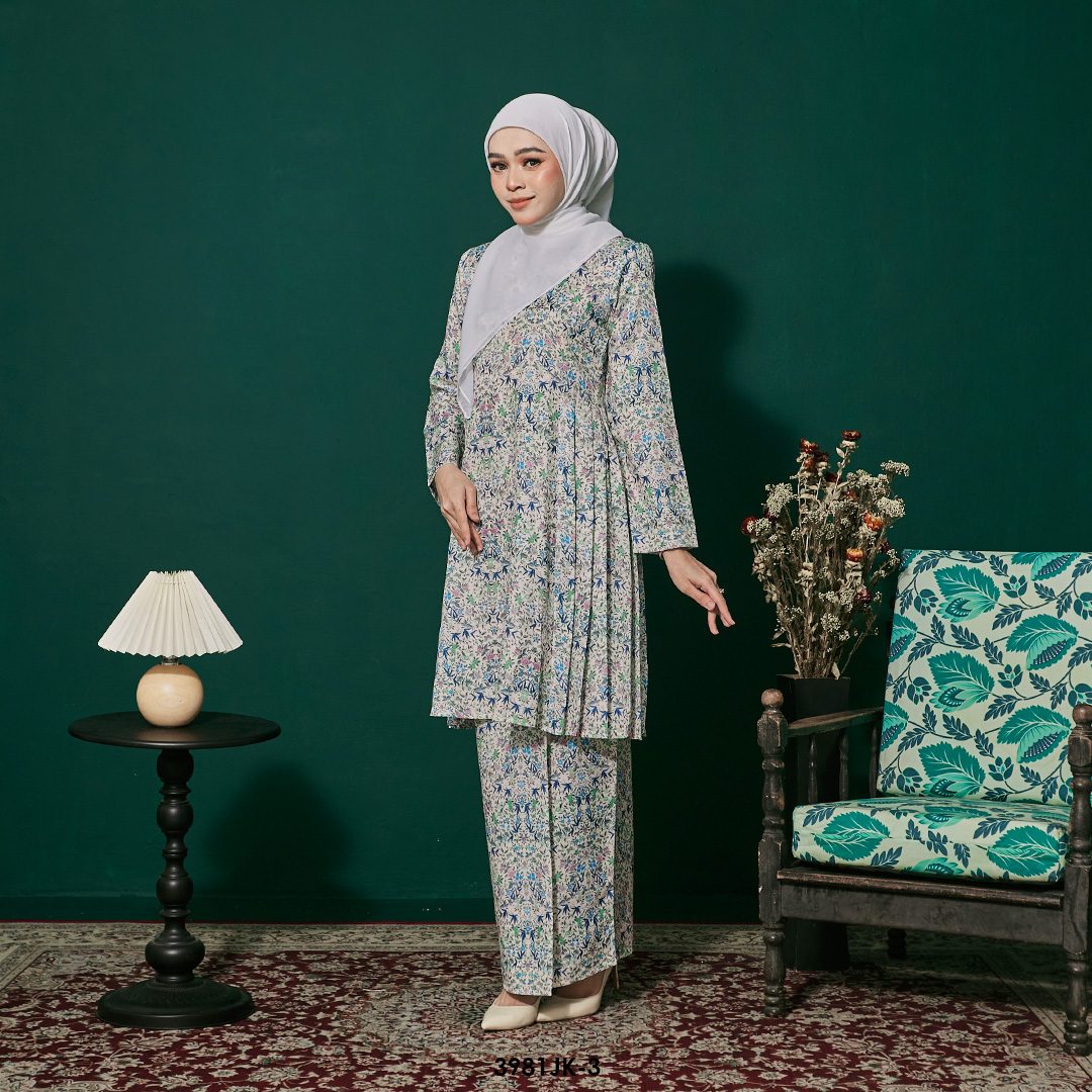 Juliana Kurung in Dark Blue (3981JK-3) - Image 2