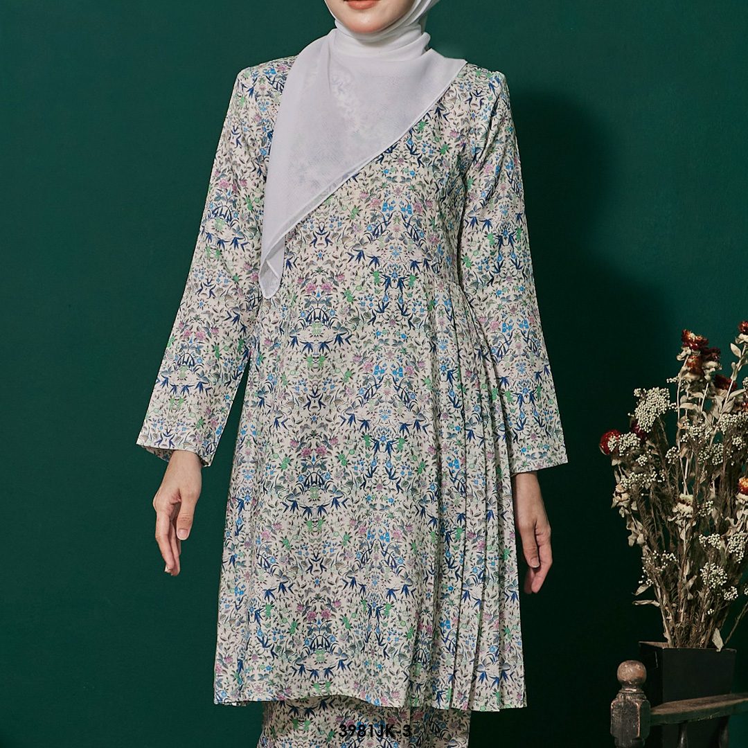 Juliana Kurung in Dark Blue (3981JK-3) - Image 3