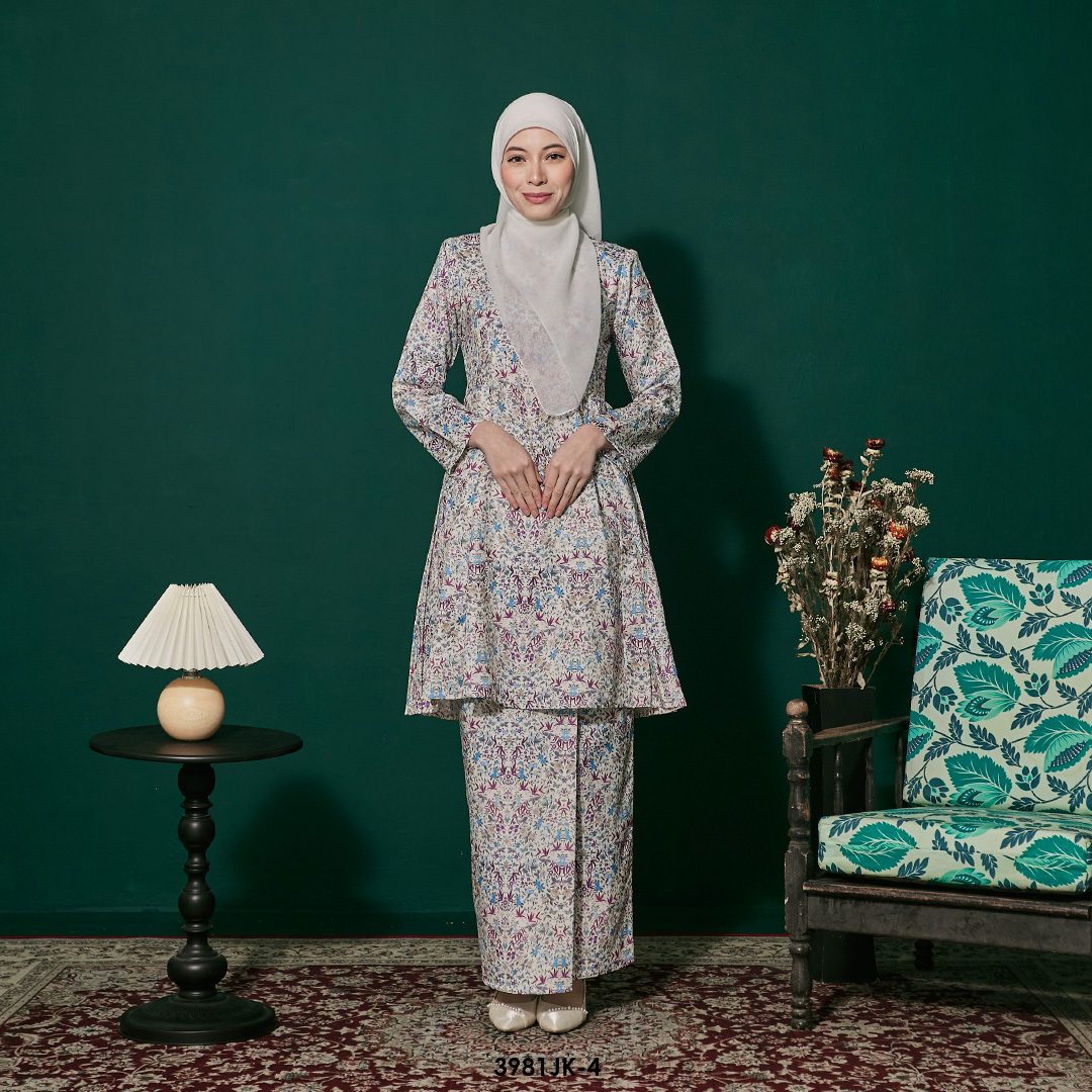 Juliana Kurung in Purple Pink (3981JK-4)