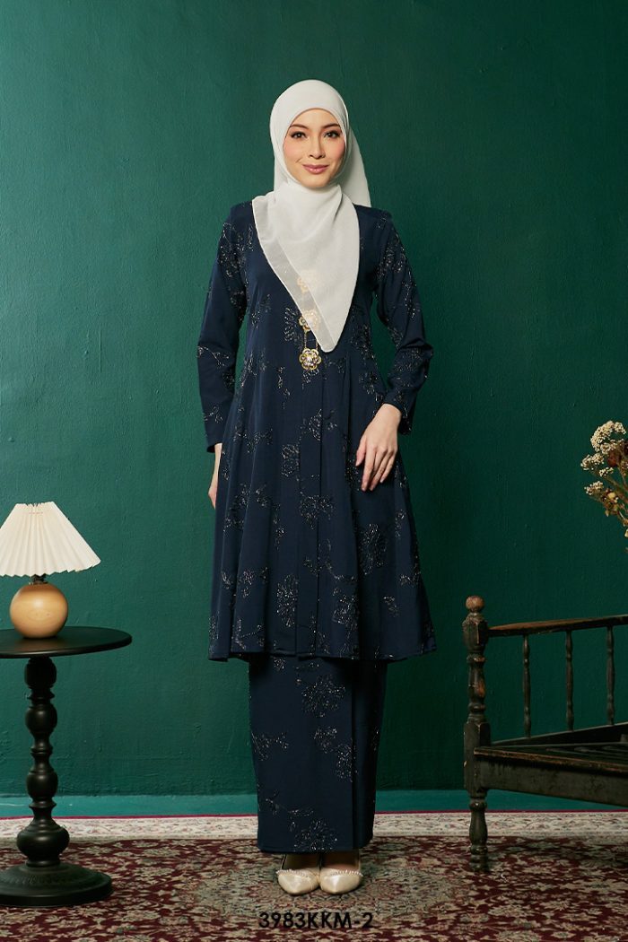Kebarung Kalthom in Dark Blue (3983KKM-2)