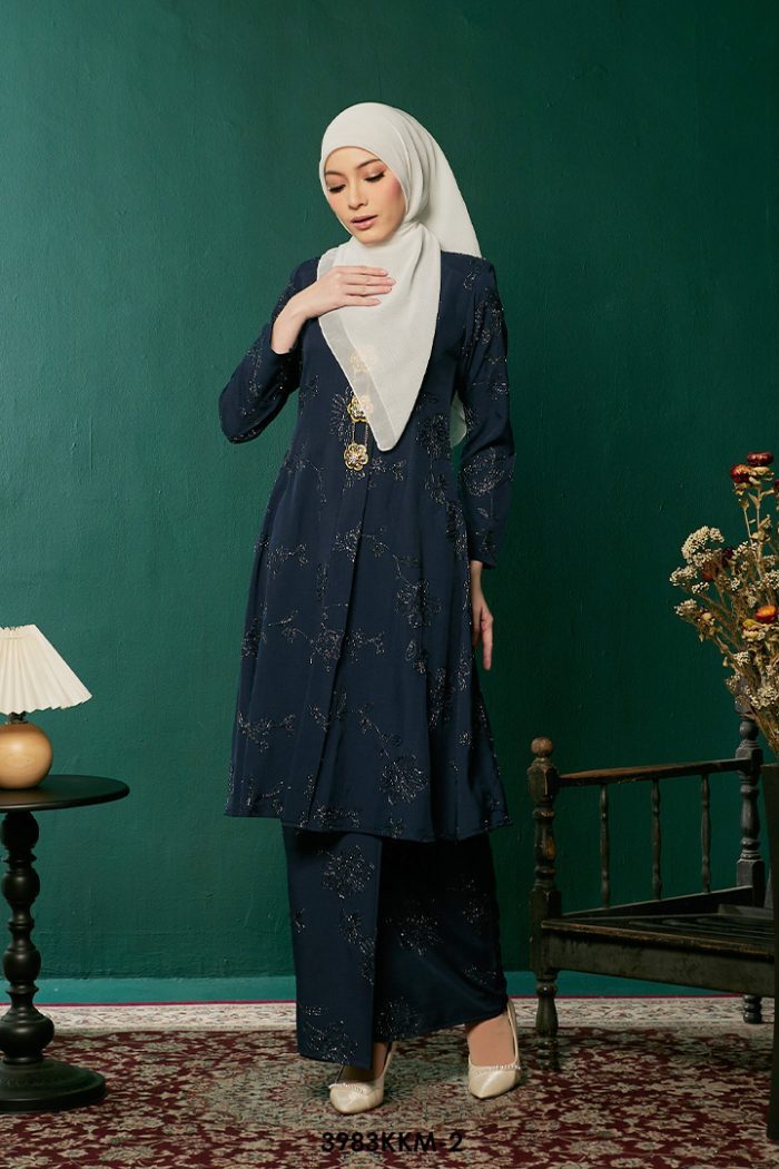 Kebarung Kalthom in Dark Blue (3983KKM-2)