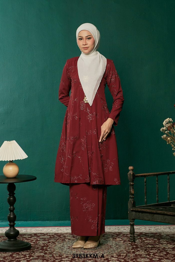 Kebarung Kalthom in Maroon (3983KKM-4)