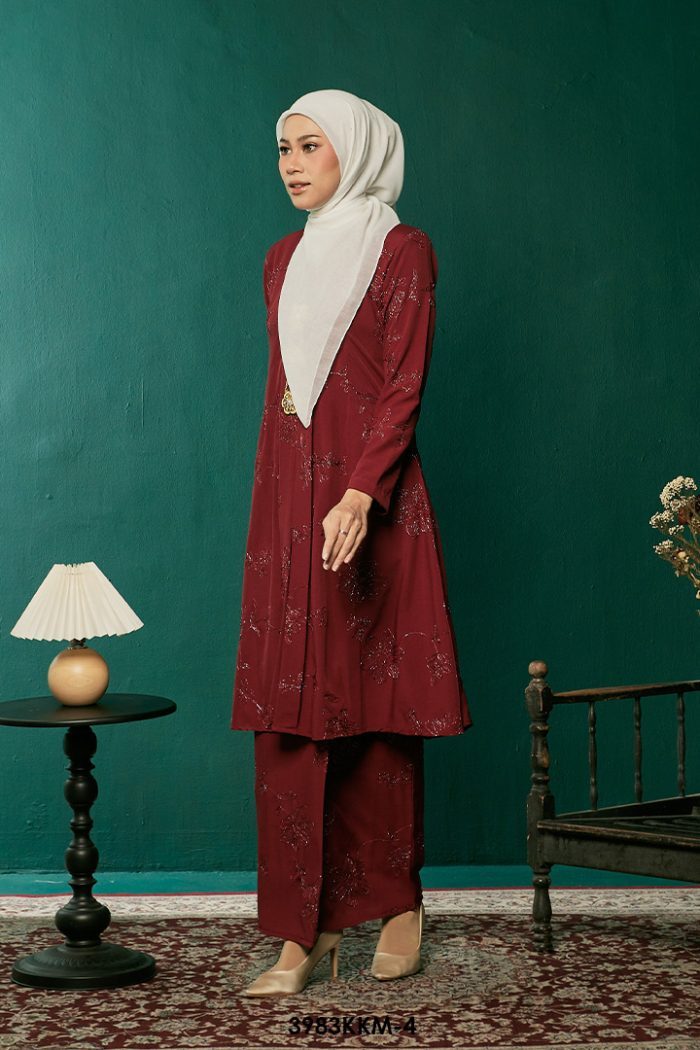 Kebarung Kalthom in Maroon (3983KKM-4)